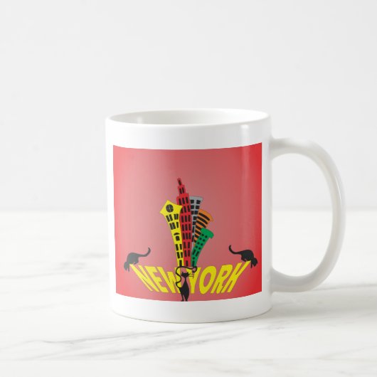 ニューヨークの猫 コーヒーマグカップ (右)