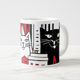ニューヨークの猫 ジャンボコーヒーマグカップ