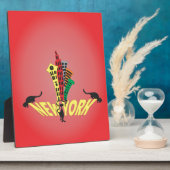 ニューヨークの猫 フォトプラーク (側面)