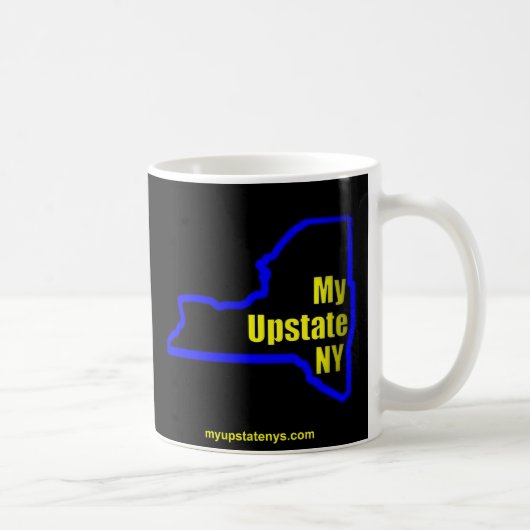 ニューヨークの私のUpstateマグ コーヒーマグカップ (右)