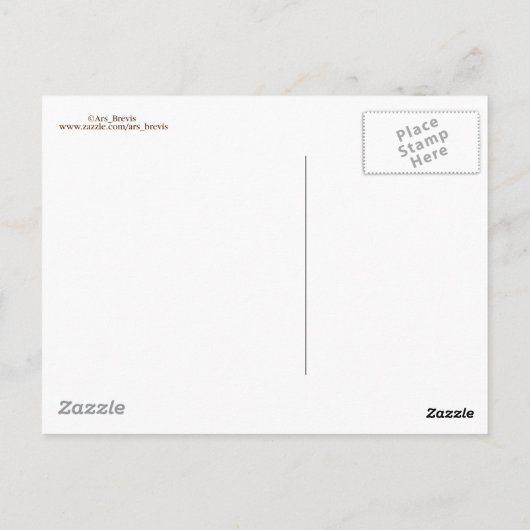 ニューヨークの秋のはがき ポストカード (裏面)