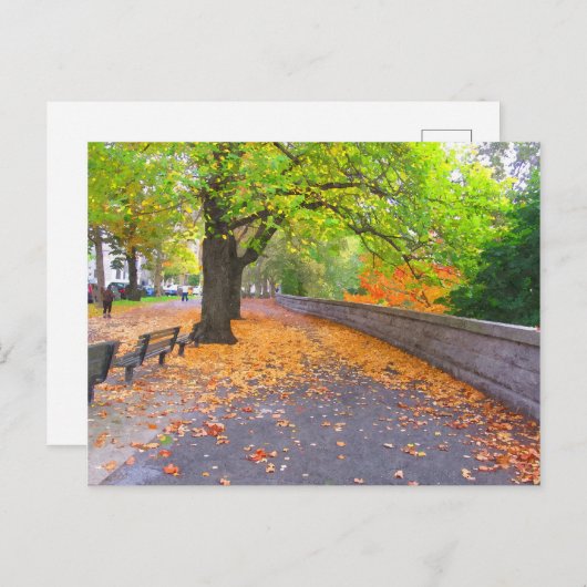 ニューヨークの秋 ポストカード (正面/裏面)