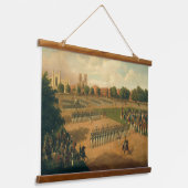 ニューヨークの第7連隊のレビュー（織物タペストリー） 吊り下げ型タペストリー (傾斜あり)