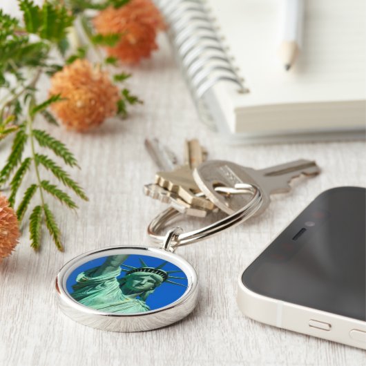 ニューヨークの自由の女神 キーホルダー (側面)