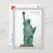 ニューヨークの自由の女神 ポストカード (正面/裏面)