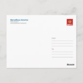 ニューヨークの自由の女神 ポストカード (裏面)