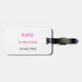 ニューヨークの花嫁 - 都市の花嫁 ラゲッジタグ (裏面横)