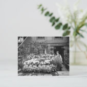 ニューヨークの花屋、1895年 ポストカード (スタンド正面)