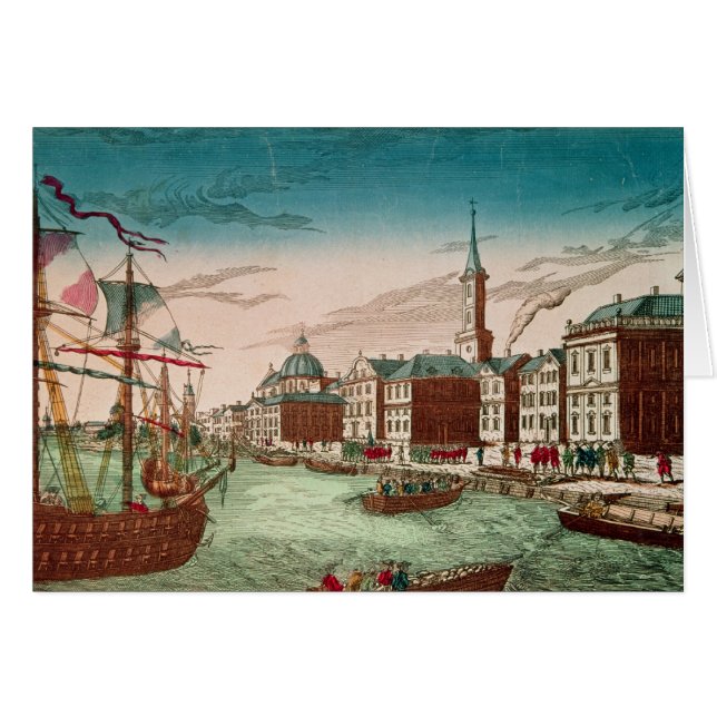 ニューヨークの英国の軍隊の着陸 (正面横)