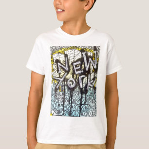 ニューヨークの落書き場面 Tシャツ