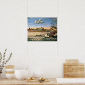 ニューヨークの街とフォートジョージの眺め ポスター (キッチン)