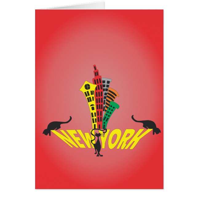 ニューヨークの街の猫 (正面)