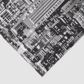 ニューヨークの街並み（モノクロ） 薄葉紙 (詳細)