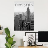 ニューヨークの街並 ポスター (ホームオフィス)