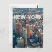ニューヨークの街並 ポストカード (正面/裏面)