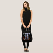 ニューヨークの記念品NYのトートバックの陸標の記念品 トートバッグ (正面(モデル))