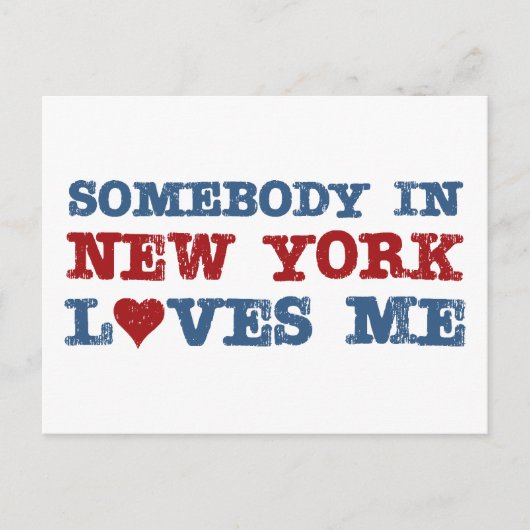 ニューヨークの誰かが私を愛してる ポストカード (正面)