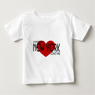ニューヨークの誰かは私を愛します ベビーTシャツ