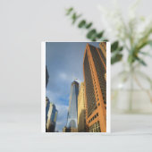 ニューヨークの超高層ビルの反射 ポストカード (スタンド正面)