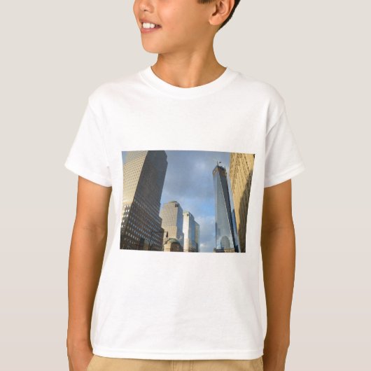 ニューヨークの超高層ビル Tシャツ (正面)