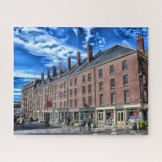 ニューヨークの通りビュー。 ジグソーパズル (横)