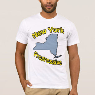 ニューヨークの進歩論者のTシャツ Tシャツ