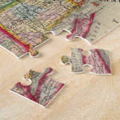 ニューヨークの郡州の地図 ジグソーパズル (側面)