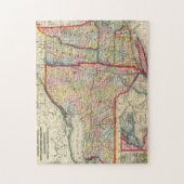 ニューヨークの郡州の地図 ジグソーパズル (縦)