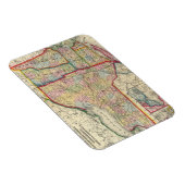 ニューヨークの郡州の地図 マグネット (右側)