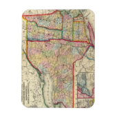 ニューヨークの郡州の地図 マグネット (縦)