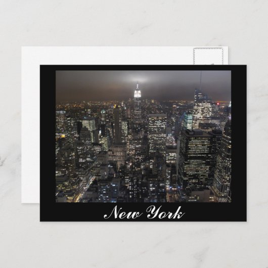 ニューヨークの郵便はがきの都市景観のニューヨークの記念品カード ポストカード (正面/裏面)