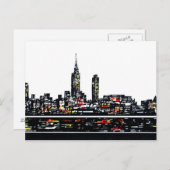 ニューヨークの郵便はがき ポストカード (正面/裏面)