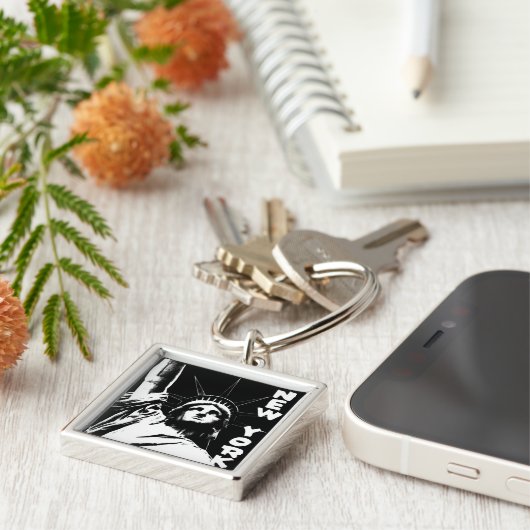 ニューヨークの陸標のキーホルダーのニューヨークの記念品 キーホルダー (側面)