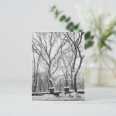 ニューヨークの雪 ポストカード (スタンド正面)