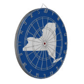 ニューヨークの青と白 ダーツボード (正面左)