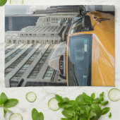 ニューヨークの黄色いタクシー キッチンタオル (折り畳み)