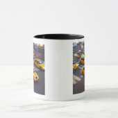 ニューヨークの黄色いタクシー マグカップ (中央)