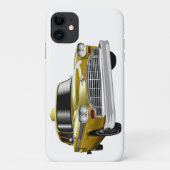 ニューヨークの黄色のレトロなタクシー Case-Mate iPhoneケース (裏面)