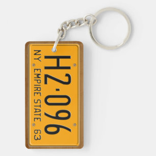 ニューヨークの1963年のヴィンテージのナンバープレートKeychain キーホルダー