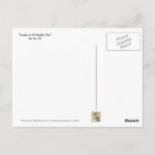 ニューヨークの30ロックでプロメテウス ポストカード (裏面)