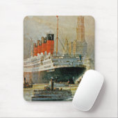 ニューヨークのCunarder マウスパッド (マウス)