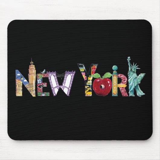 ニューヨークのmousepad マウスパッド (正面)