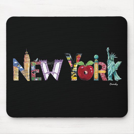 ニューヨークのmousepad マウスパッド (正面)