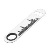 ニューヨークのNYのスカイラインペイントブラシ- スピード栓抜き (正面アングル)