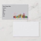ニューヨークのNYのスカイライン-名刺 名刺 (正面/裏面)