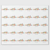 ニューヨークのNYのスカイラインWB1 - ラッピングペーパー (フラット)