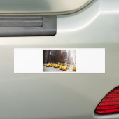 ニューヨークのNYCタクシー バンパーステッカー (車上)