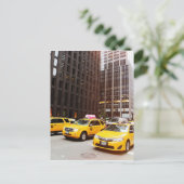 ニューヨークのNYCタクシー ポストカード (スタンド正面)
