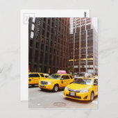 ニューヨークのNYCタクシー ポストカード (正面/裏面)