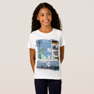 ニューヨークのnyc米国マンハッタン旅行 tシャツ